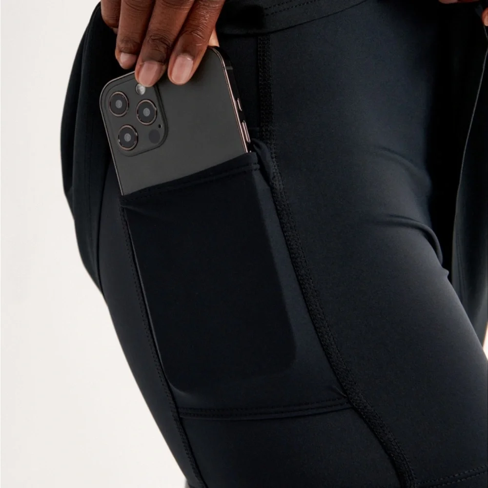 Abercrombie Traveler Exercise Mini Dress Onyx Black Small S - Picture 3 of 5